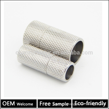 BX010 Wholesale 304 Stainless steel magnetic clasp for rope bracelets jewelry Findings free sample